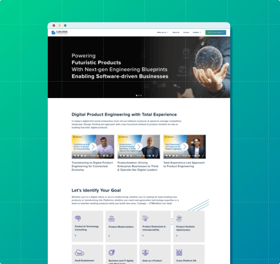 Complete Website Overhaul Modernization For A Leading Product Engineering Company